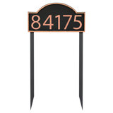 Soft 1-Line Lawn Address Sign