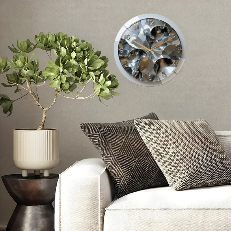 Horloge murale moderne 12 po