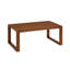 Table basse rectangulaire en bois massif 48 po avec bords festonnés Leidesdorff-136870208
