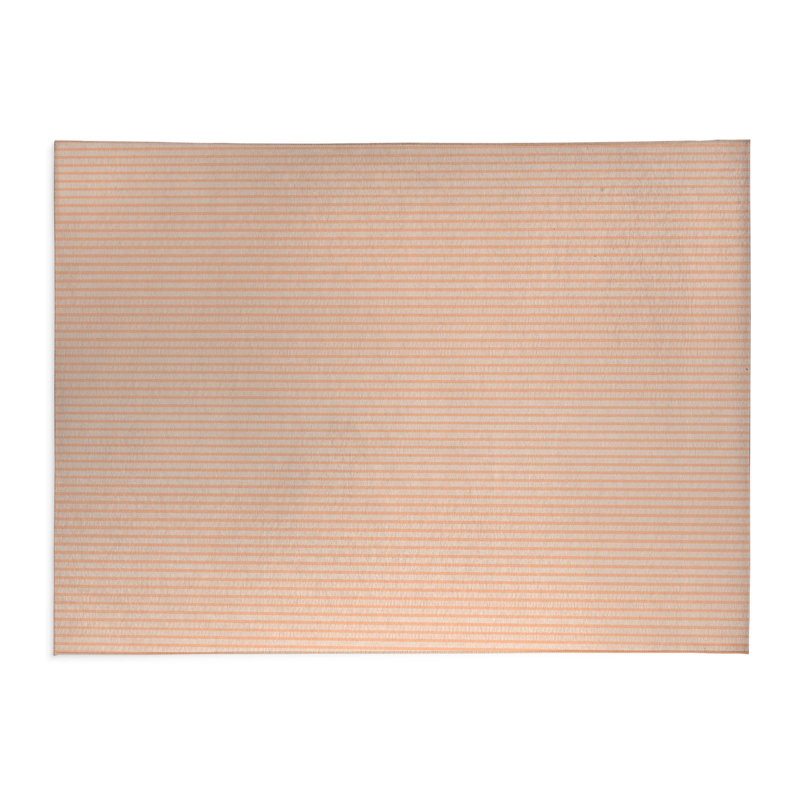 Stia Kids Play Mat, Rectangle 5' x 7', Peach/Orange