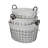 Gracie Oaks Decorative Basket