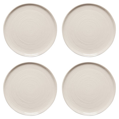 Set of 4 Side Plate 9" Aquarius Oyster