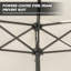 270cm Tilt Market Parasol