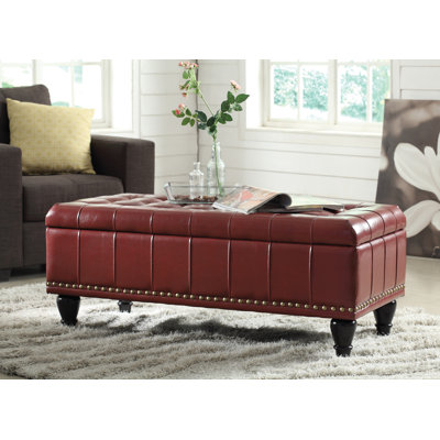 Jonson Faux Leather Ottoman