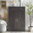 20 Pair Shoe Storage Cabinet-817552659