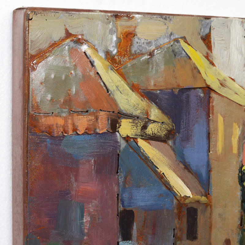 "Venice" Iron Hand Painted 3D Wall Art