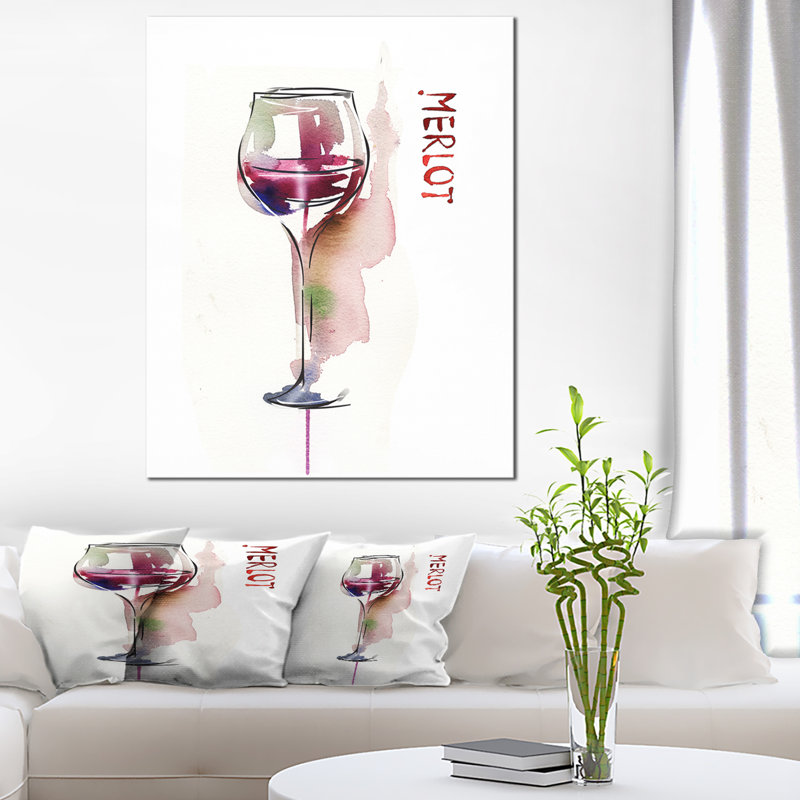 « wine contemporaine », impression sur toile tendue, H 40 po x l 30 po