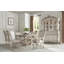 Fauteuil capitonné Khiabet de couleur crème