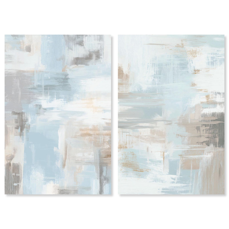 Hazy Coasts Canvas Print Boho Gold Wall Decor Set by Art Remedy, Black Frame, 10 x 15, H 24 po x l 16 po, Gallery Wrapped