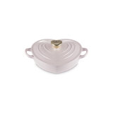 Le Creuset Enameled Cast Iron Traditional Heart Dish With Heart Knob, 1.25 Qt. - Chiffon Pink