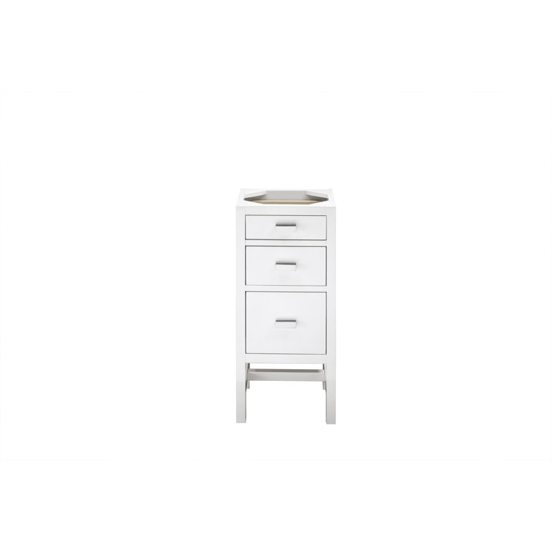 Addison 15" W Bathroom Cabinet, Glossy White