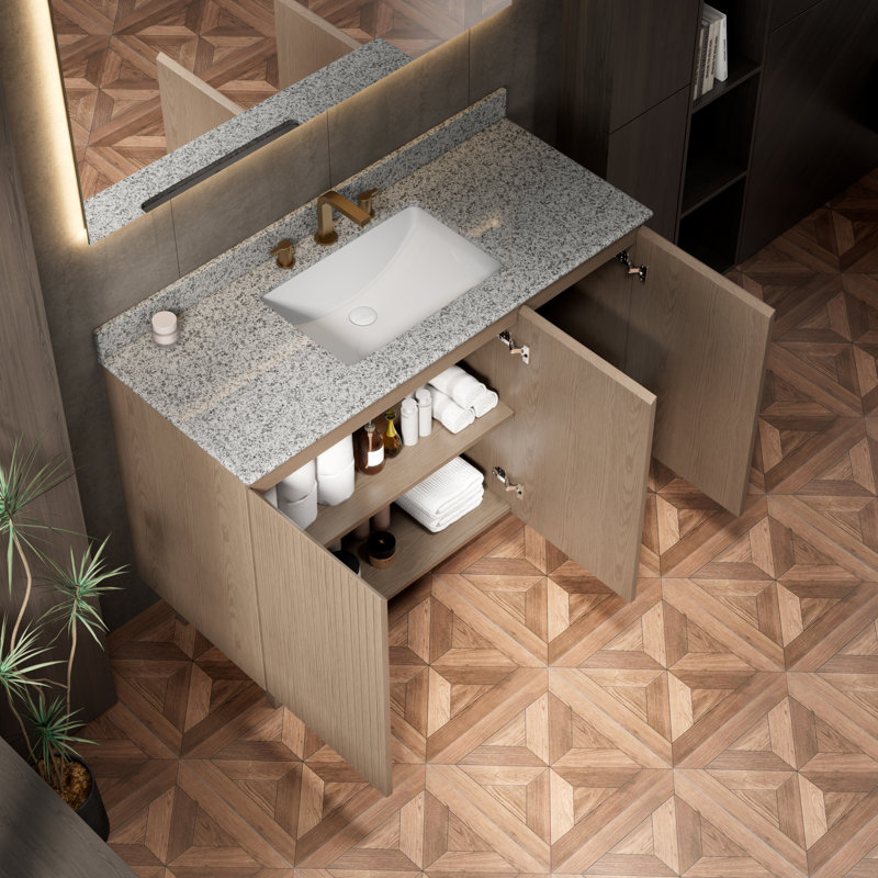 Modern Vanities(Must include both Vanity Cabinet  and Sink) with Storage, 48.03