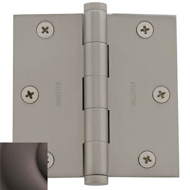 3.5" H x 3.5" W Butt Bearing Single Door Hinge, Venetian Bronze, Yes