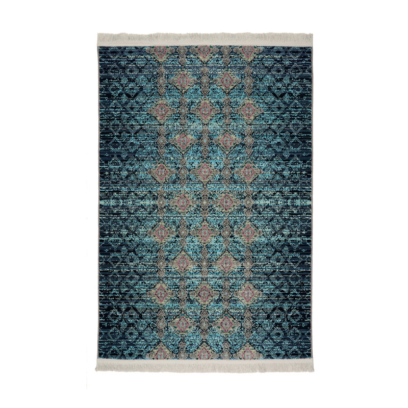 Geometric 160cm X 240cm Area Rug, Rectangle 100cm x 150cm