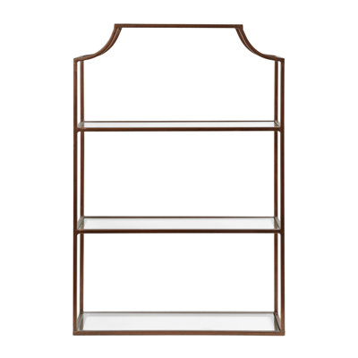 Turgut 4-Tiered Metal Accent Shelf