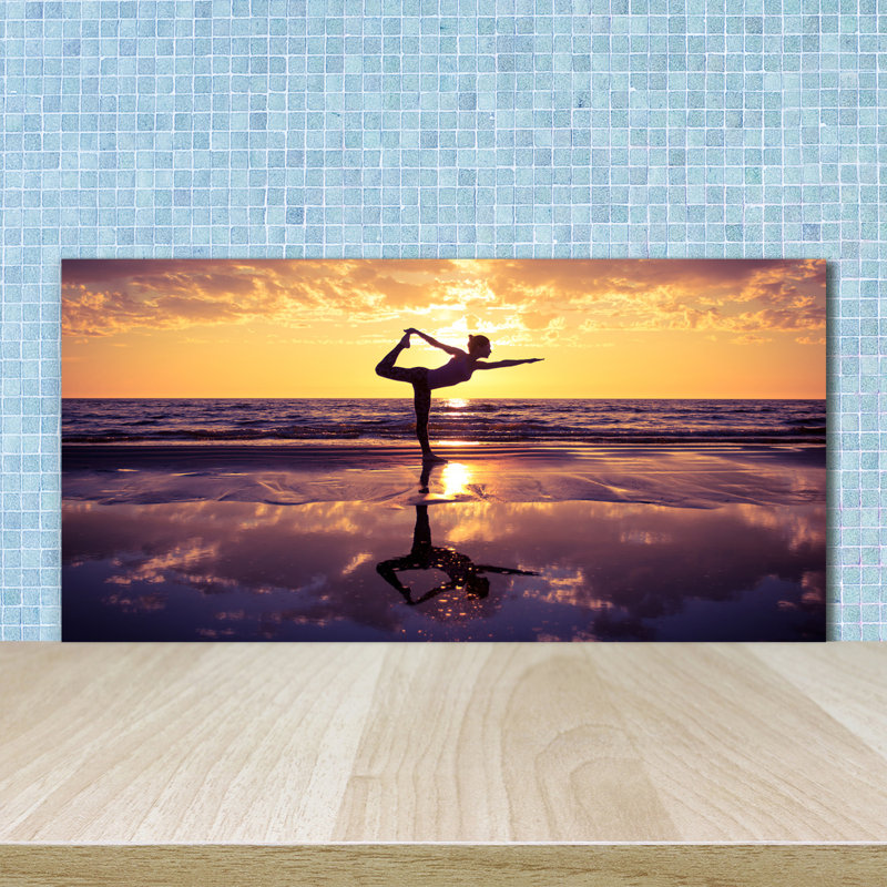 50cm W x 100cm L Glass Peel and Stick Panel
