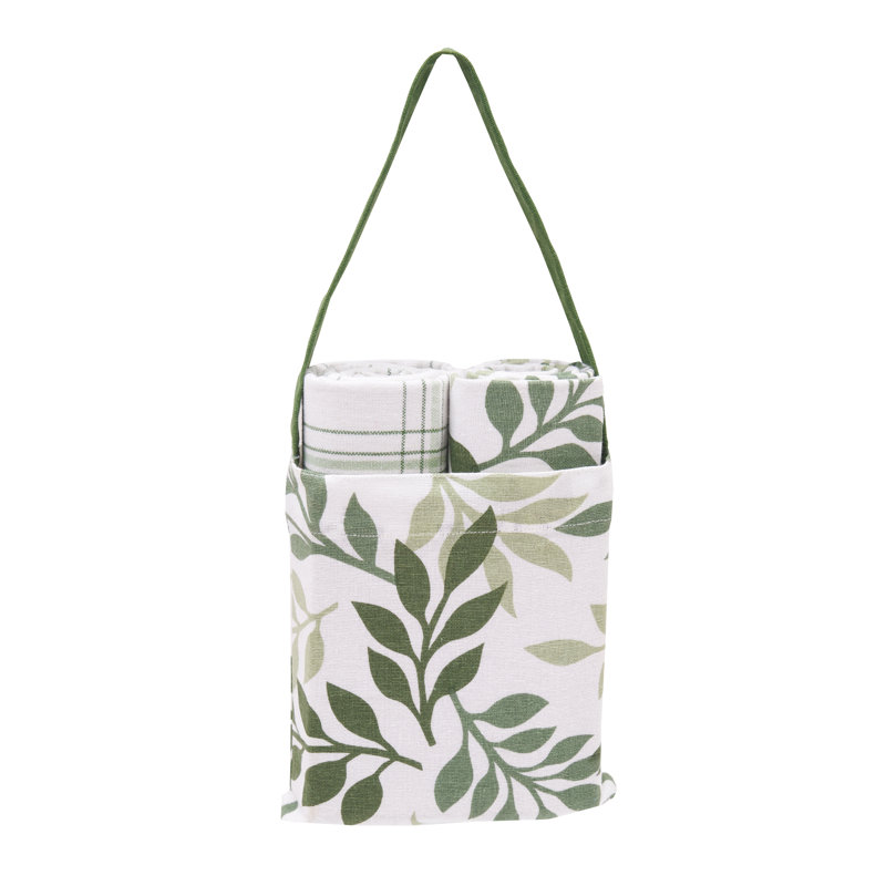Ensemble de 3 sacs-cadeaux Sage Foliage & Plaid
