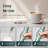Stainless Steel Handheld Milk Frother Green-117190097