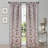 Finklea Floral Pattern Polyester Light Filtering/Room Darkening Rod Pocket Curtain Panels-567929268-567929267
