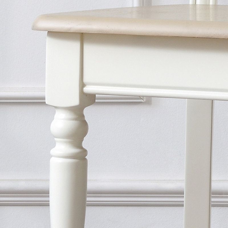 Ensemble de table de salle à manger élégant en noyer de qualité, H 29,92 po x L 62,99 po x l 35,43 po