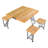 4 - Person Patio Dining Set with Square Table