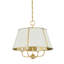 Cambridge Stainless Steel 4-Light Chandelier-1746912382