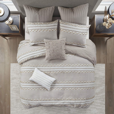 Centwane Organic Cotton Jacquard Comforter Set