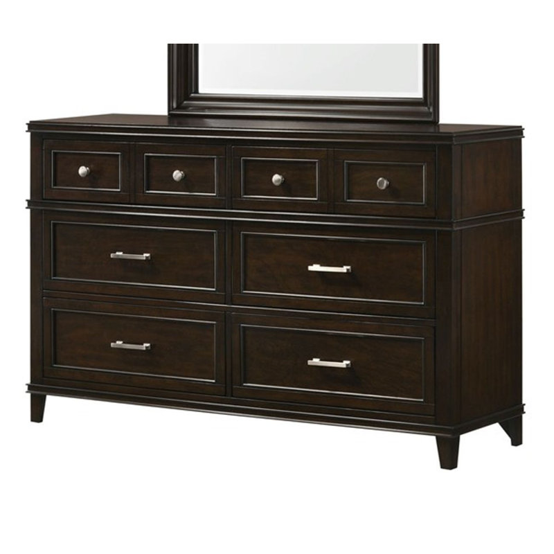 60'' W 6 - Drawer Dresser, Brown