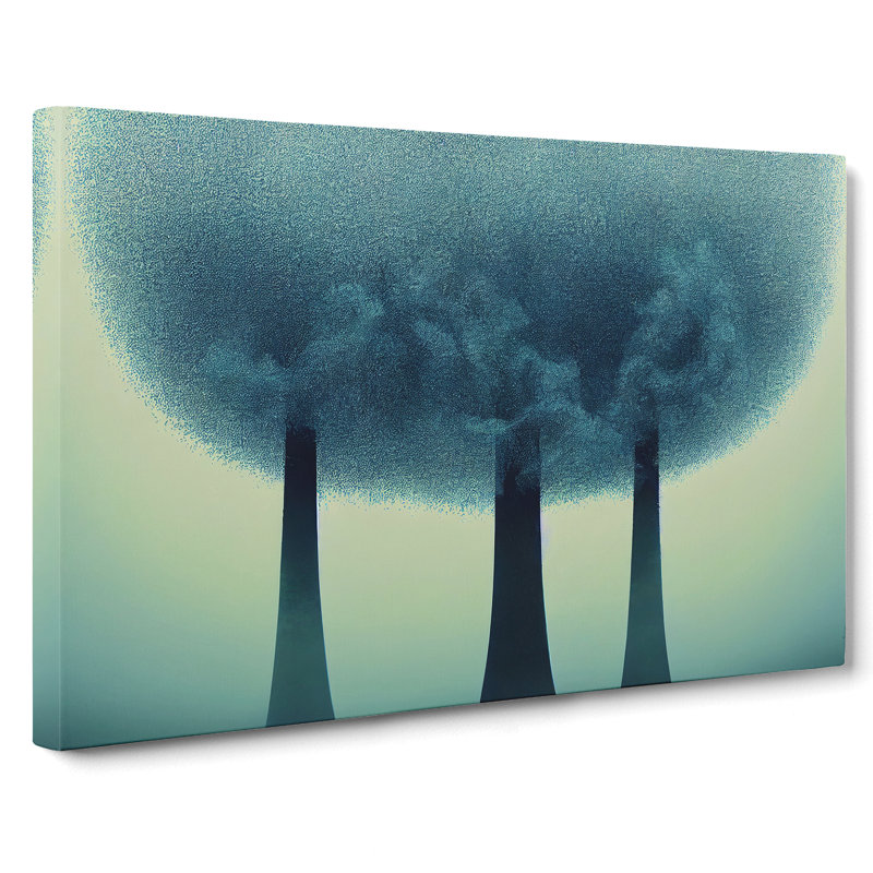 Entrancing Trees - Wrapped Canvas Print