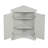 Grey Triangle Bathroom Storage Cabinet With Adjustable Shelves, Freestanding Floor Cabinet For Home Kitchen-773836491