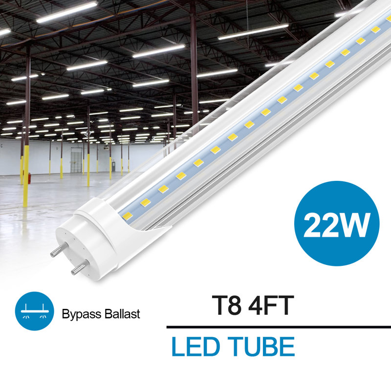 22 watts (équivalent à 220 watts), ampoule à DEL T8 à intensité variable G13 / culot à deux broches, 5000 K