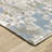 Abstract Machine Made Area Rug in Gray/Blue-1069522876