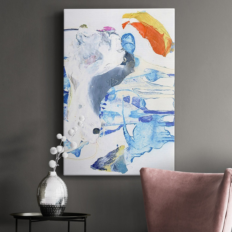«Evidence II» sur toile, H 60 po x l 40 po x P 1 po