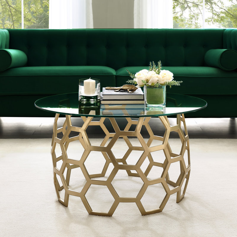 Table basse Mattea, Or