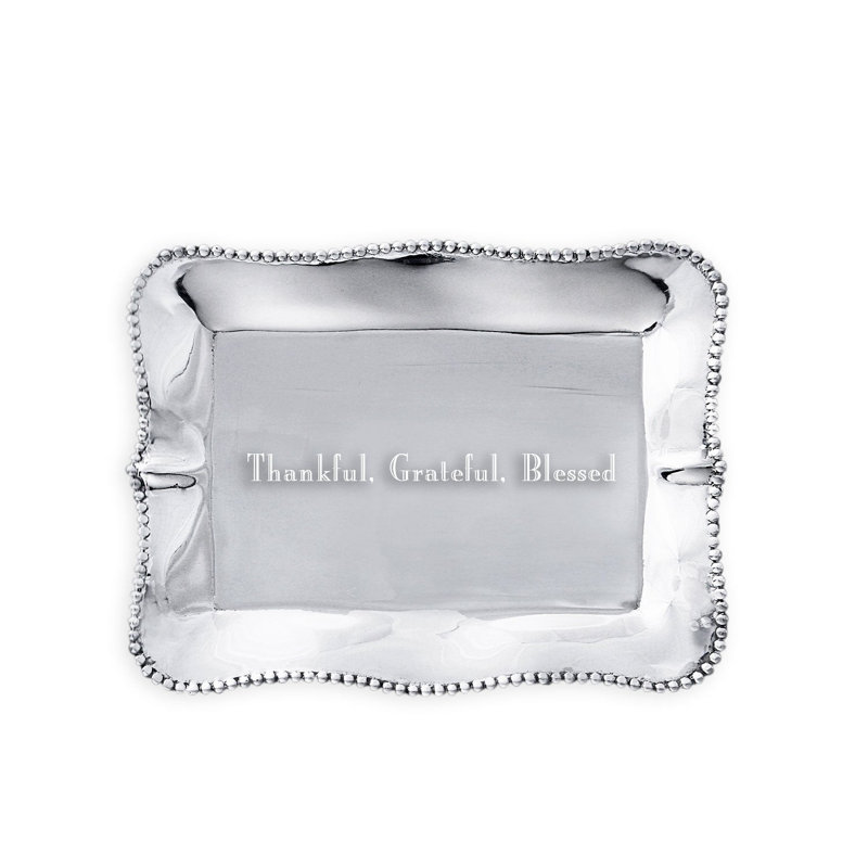 Giftables Aluminum Decorative Tray