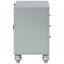 Table de chevet 2 tiroirs Menlo Metallic
