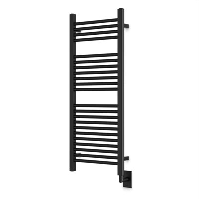 Chauffe-serviettes Artby M11145W-BK de 44 po x 18 po câblé noir Artos