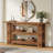 63-Inch Solid Wood Console Table, Farmhouse Sofa Table Behind Couch with Storage Shelves for Living Room, Hallway, Foyer-1055343964