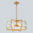 4-Light Lantern Waterglass Chandelier-1109335667