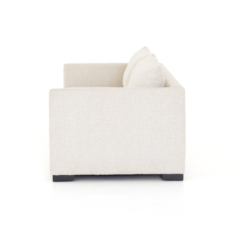 Wickham Sofa Bed, Alameda Snow, 33" H x 86.5" W x 38" D