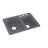25'' L Double Bowl Solid Surface Kitchen Sink-38293702-38293701
