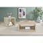Table basse carrée en bois d'ingénierie