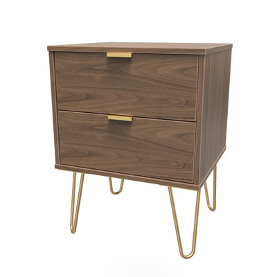 45cm W Manufactured Wood Bedside Table