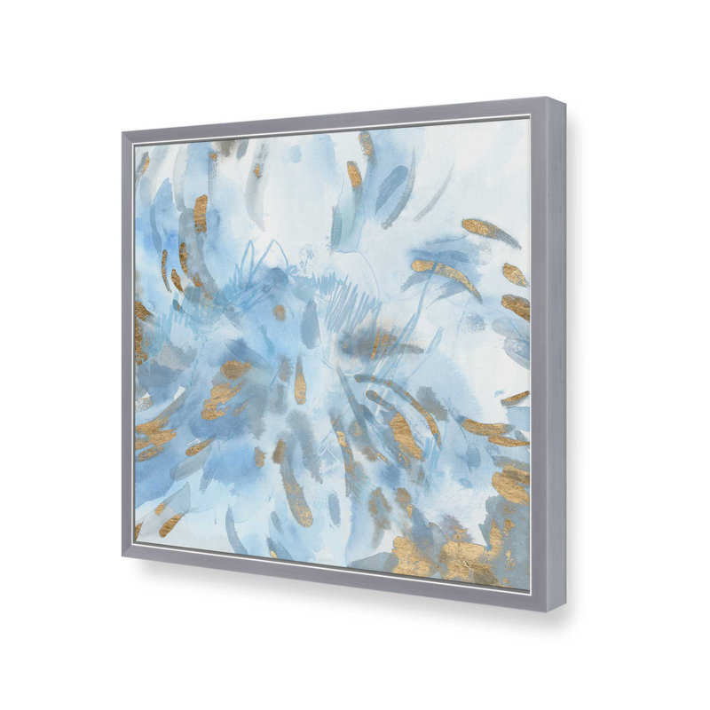 «Estrella Azul I» par June Erica Vess, reproduction d'art, H 12 po x l 12 po, Silver