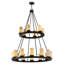Dunstable 18 - Light Glass Chandelier