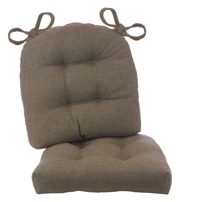Winston Porter Indoor And Outdoor Patio Chair Cushions, 19X18 Inches, Set of 2