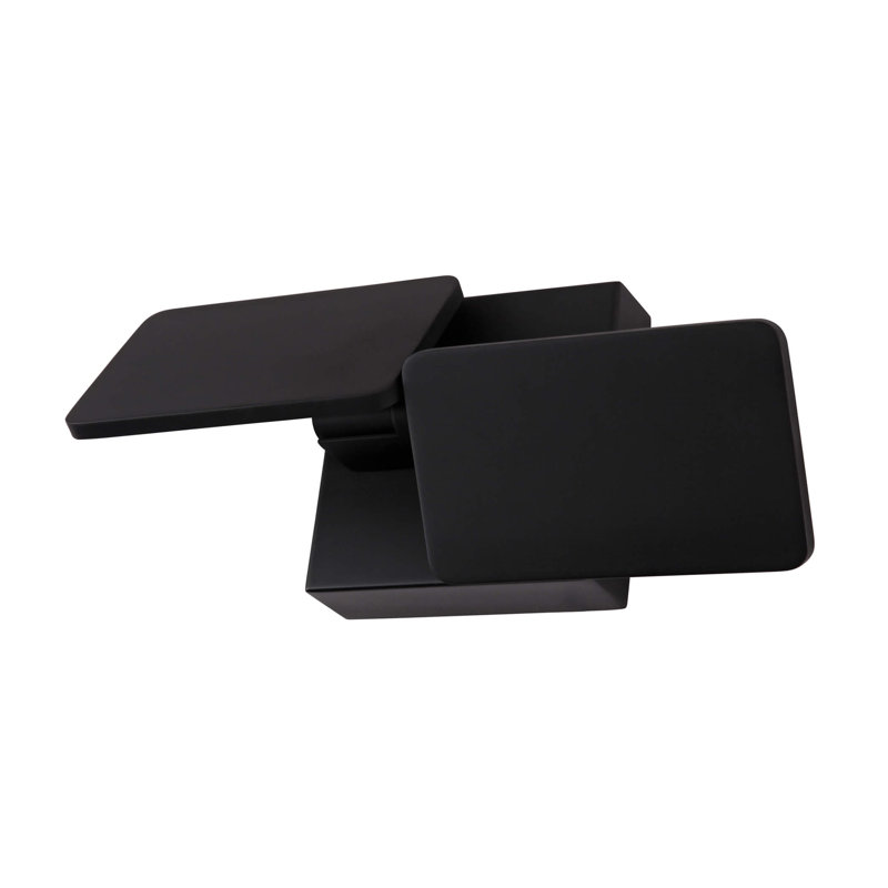 Applique murale Eclipse rotative 12 po à DEL intégrée certifiée ETL, Noir