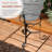 9"H Solar-Powered Leaf Gazing Globe with Stand