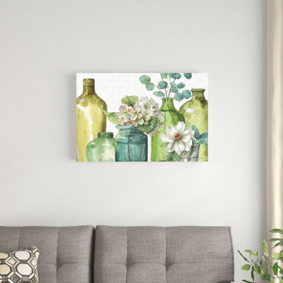 «Mixed Greens XLIX» par Lisa Audit, reproduction d'art sur toile tendue