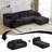 119.69" Cloud Couch, Modular Sectional Sofa with Memory Foam, Pet-Friendly Corduroy Fabric-604261656
